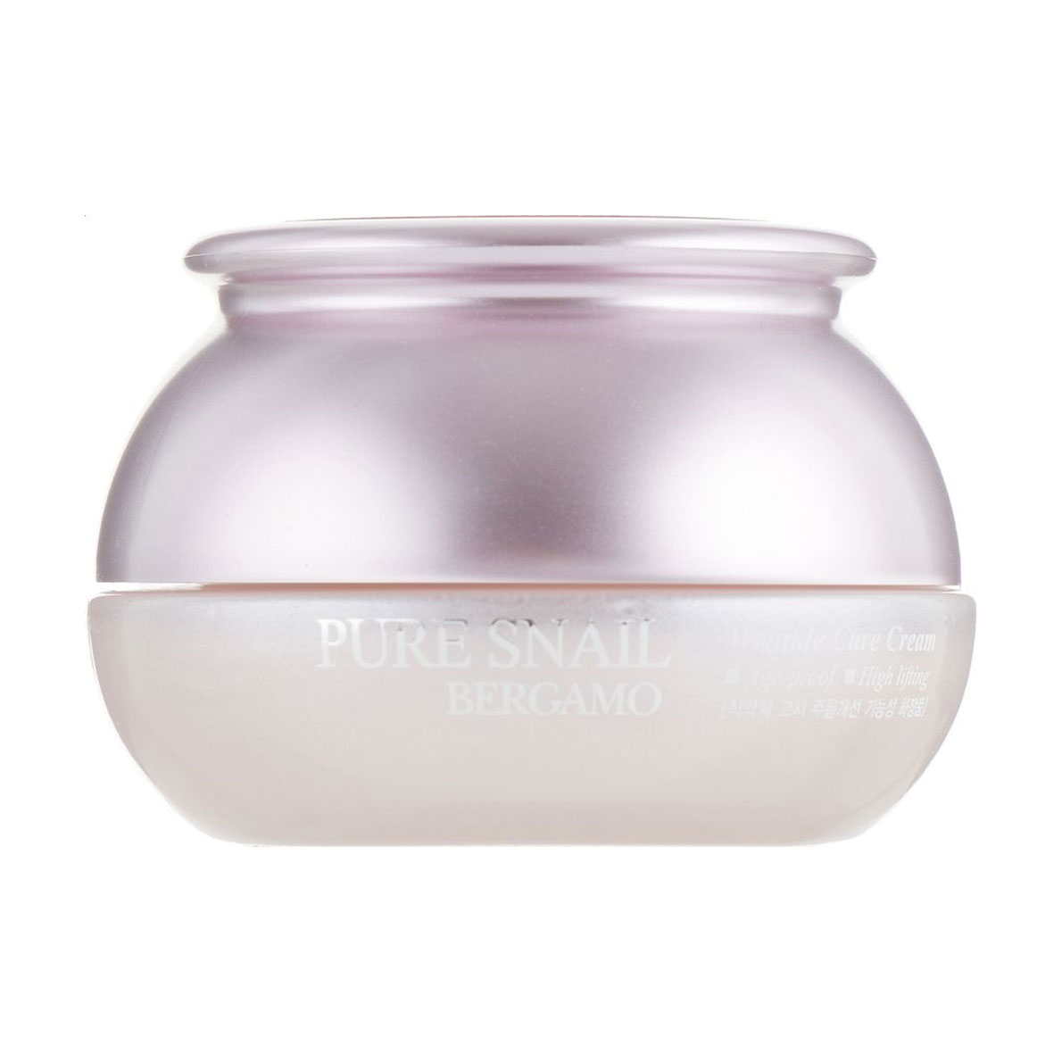 Антивіковий відновлювальний крем для обличчя Bergamo Pure Snail Wrinkle Care Cream, 50 г