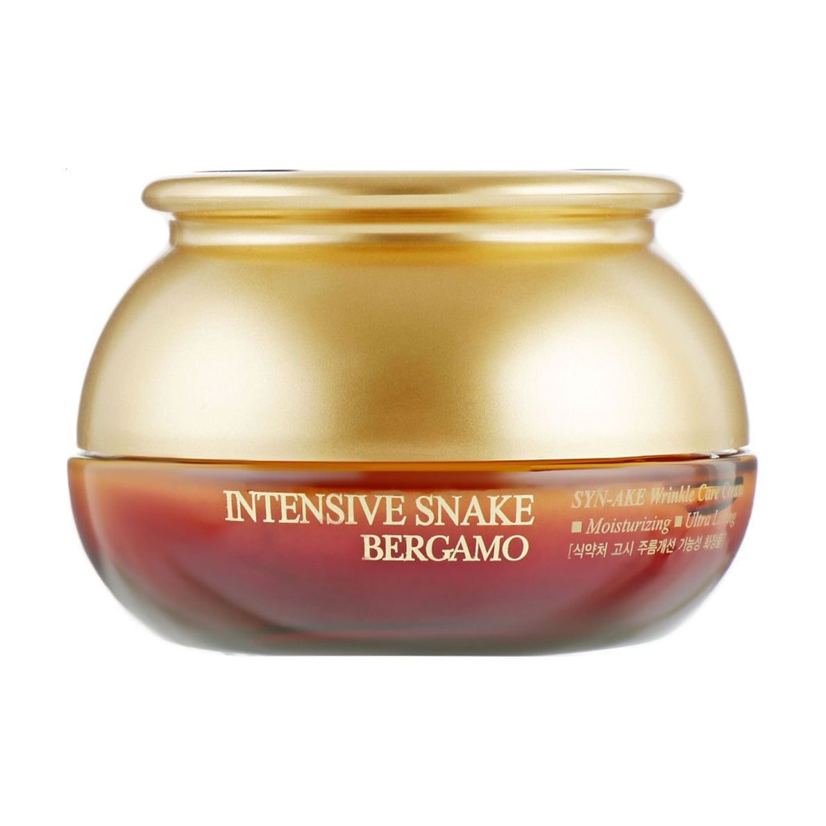 Інтенсивний антивіковий ботокс-крем для обличчя Bergamo Intensive Snake Wrinkle Care Cream, 50 г
